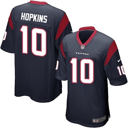 Youth Limited DeAndre Hopkins Nike Jersey Navy Blue Home - #10 NFL Houston Texans